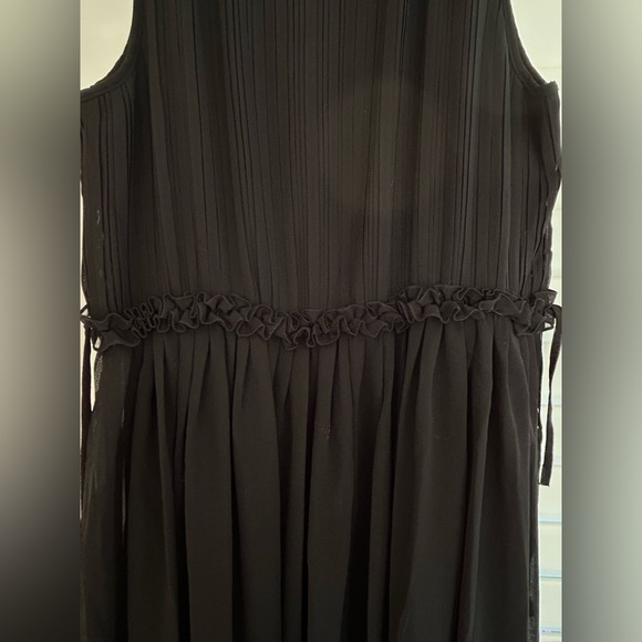 NWT H&M Long Black Dress - Size 14 - Picture 3 of 9